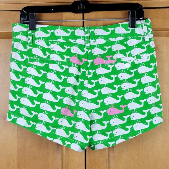 MacBeth Collection by Margaret Josephs "Oh Whale" Cotton Jean Shorts - S - Picture 10 of 12